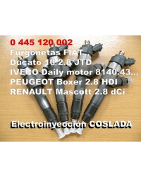 0445120002 Inyector Common Rail Bosch
