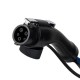 Tipo 1 - tipo 2 - 1 fase - 32a - 7,4kW cable de carga