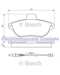 FORRO DE FRENO 0 986 424 415