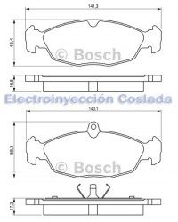 FORRO DE FRENO 0 986 460 938
